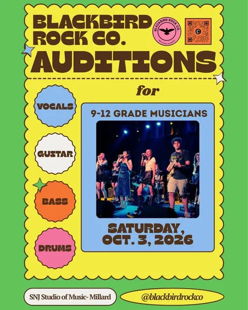 Blackbird Rock Co Auditions